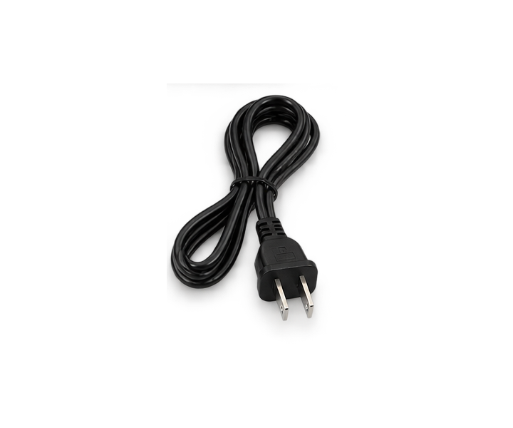 Actual included power cord